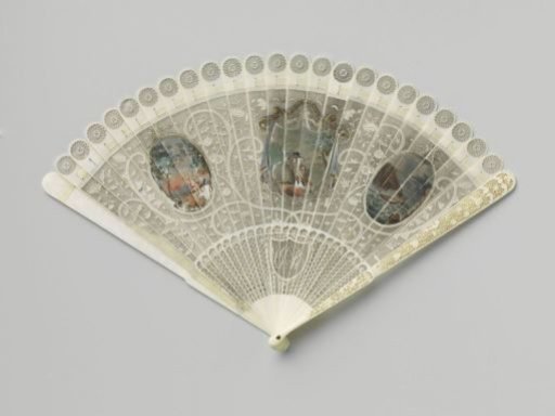 Ivory Fan from the Collection of Van Braam Houckgeest
