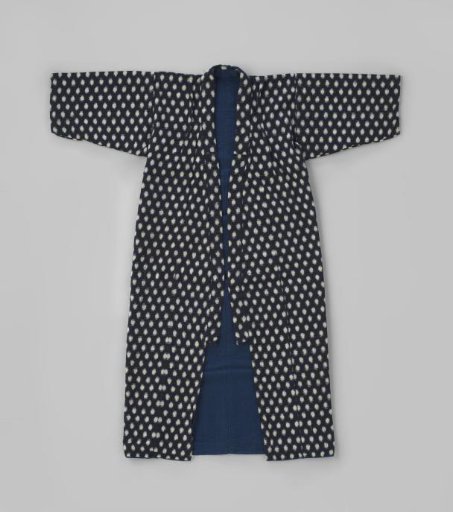 Boys' kimono with polka dots