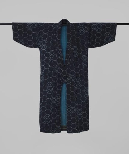 Men's kimono with tortoiseshell motif