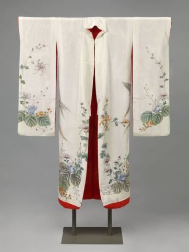 Uchikake with Phoenix, Paulownia and Chrysanthemums