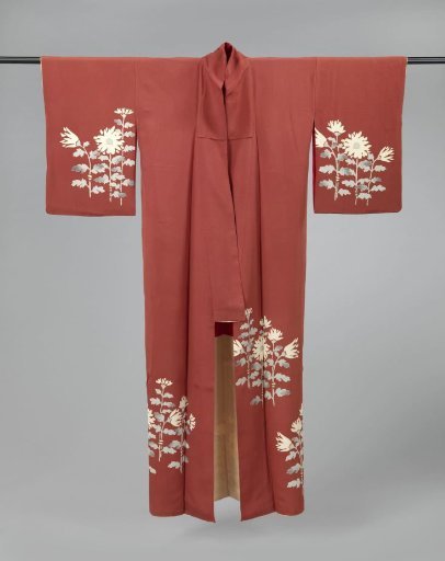 Women's Kimono with Chrysanthemums