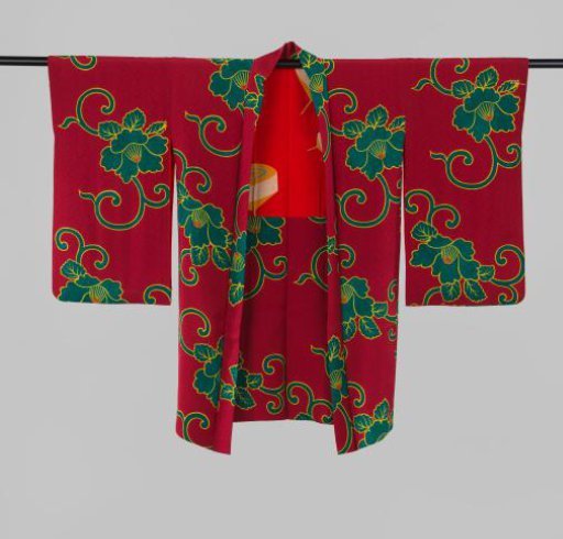 Women's haori with camellias