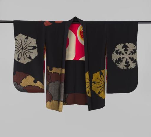 Women's haori with snowflakes
