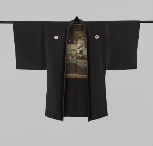Men's haori with Ebisu and Daikoku
