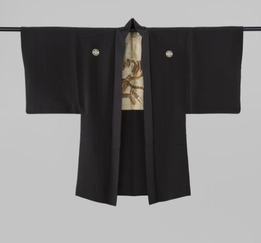Men's haori with tigers in the snow