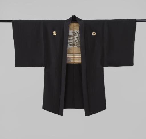 Men's haori with a tea pavilion