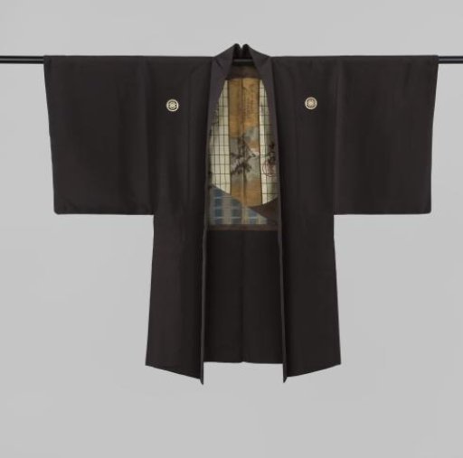 Men's haori with the hills near the Daikyoan temple