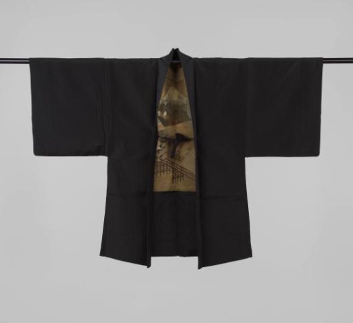 Men's Haori with Scenes from Edo