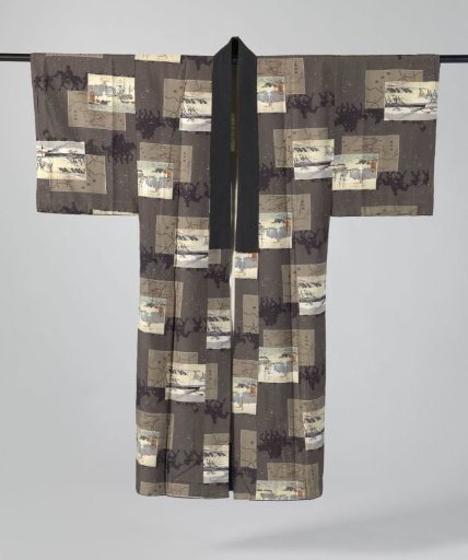 Men's Nagajuban with the Mukden and Shanghai incidents