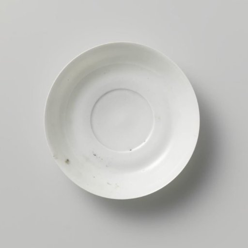 Saucer with incised flower heads