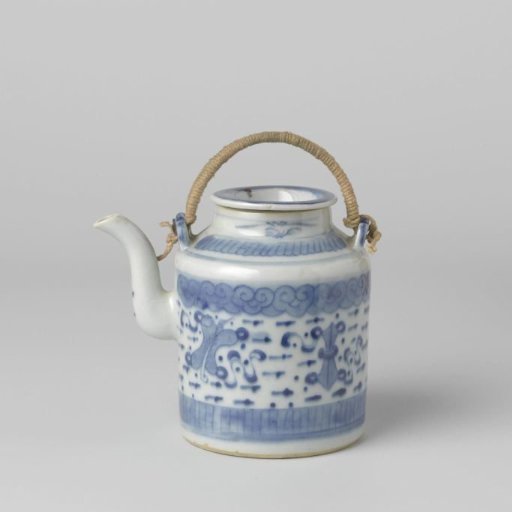 Teapot with precious objects
