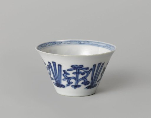 Cup with stylised flowers