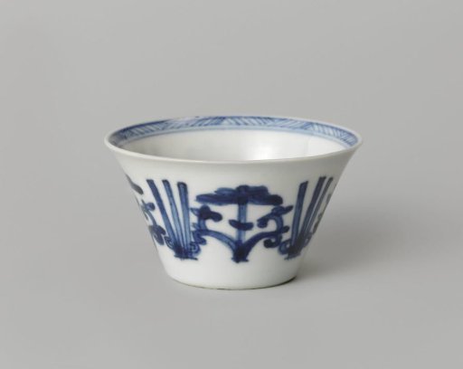 Cup with stylised flowers