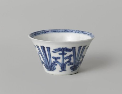 Cup with stylised flowers
