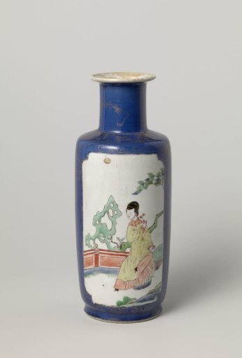 Vase with a Woman Playing the Pipe