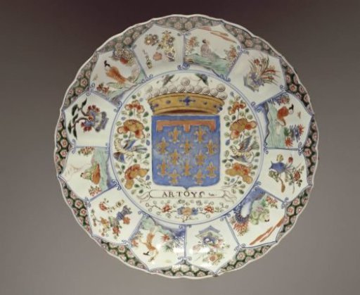 Saucer-dish with the arms of Artois