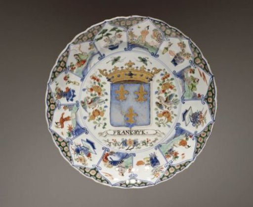 Saucer-dish with the arms of France