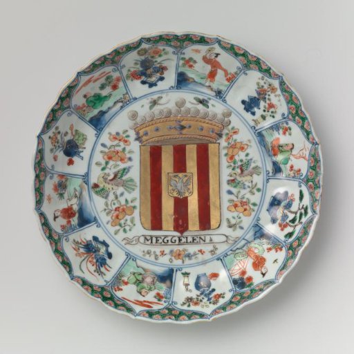 Saucer-dish with the arms of Mechlin