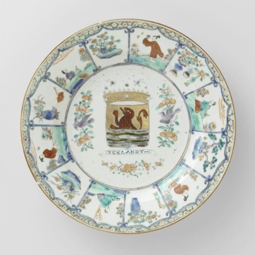 Plate with the arms of the province of Zeeland