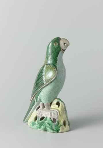 Parrot on a rock
