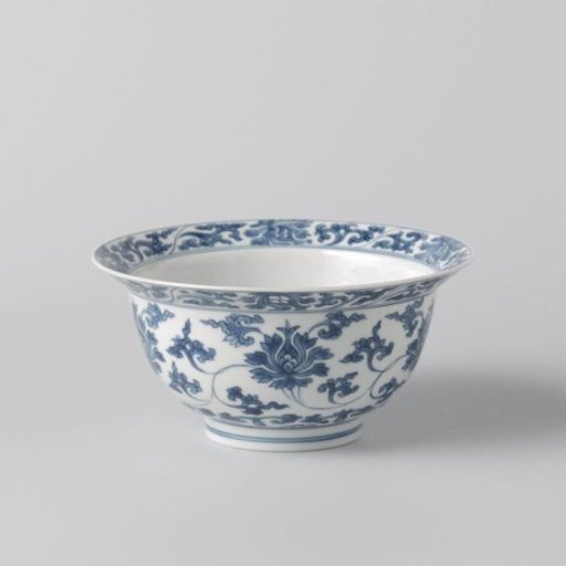 Bowl with lotus scrolls