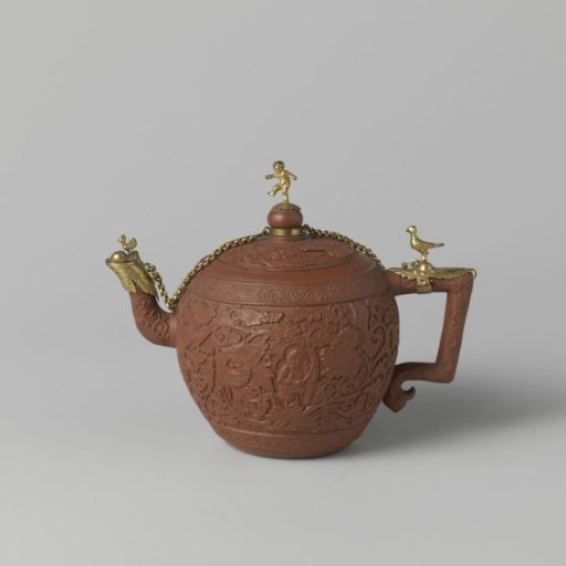 Teapot with a Decoration of Children at Play