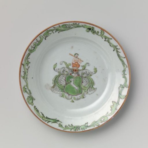 Plate with the arms of the De Wilde family
