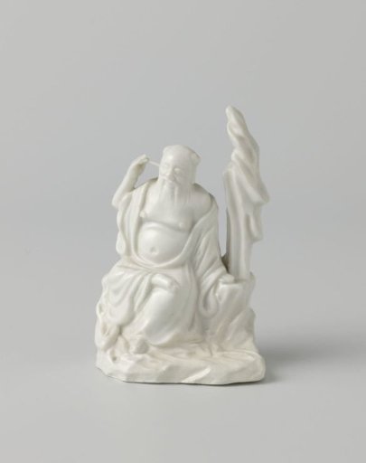 Statue of a seated man