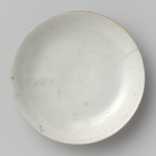 Saucer with flower sprays on a black ground
