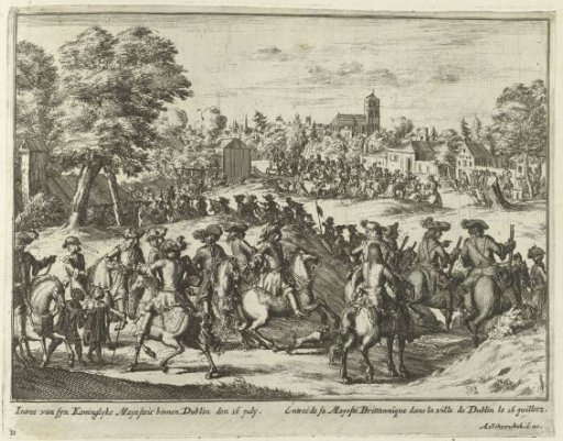 William III enters Dublin, 1690