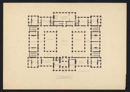 Plan of the Palace on the Dam