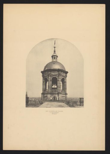 Dome of the Palace on the Dam in Amsterdam