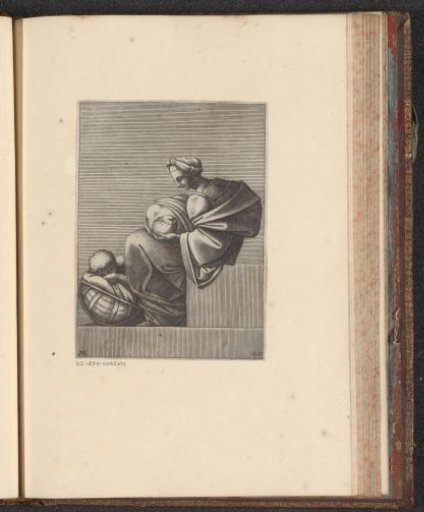 Seated Woman with Sleeping Children