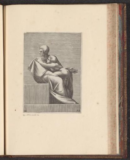 Seated Man with Child