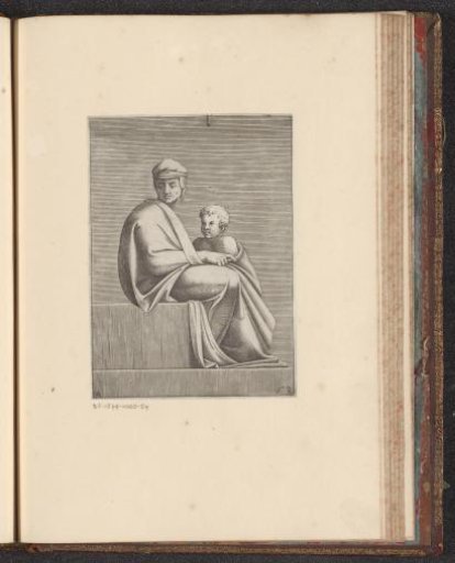 Seated Man with Child