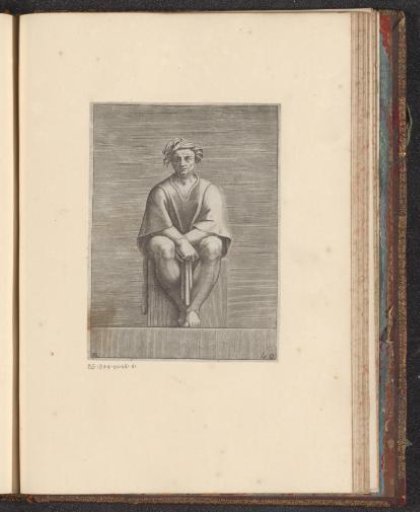 Seated man