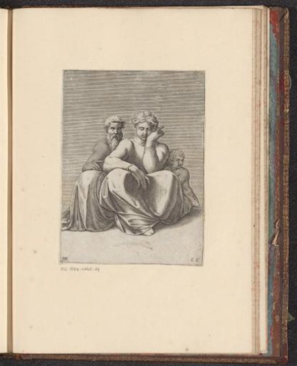 Seated Woman with Old Man and Child