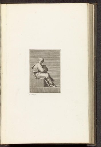 Seated young man