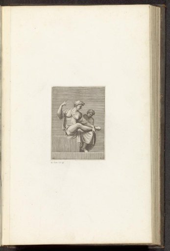 Seated young man and a child