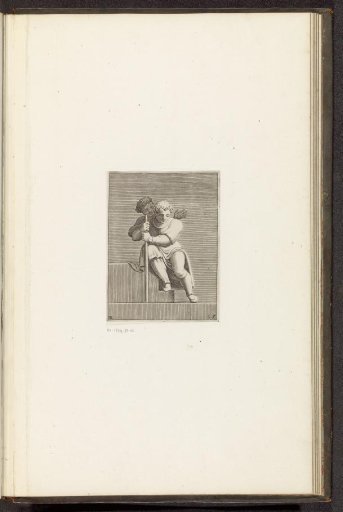 Seated Man with a Cane and a Child