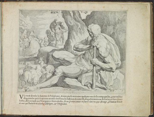 Polyphemus guarding the flock