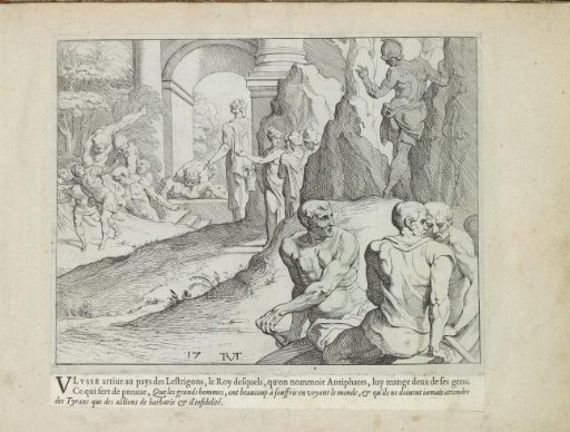 Odysseus in the land of the Laestrygonians