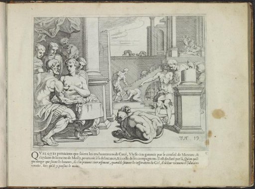 Odysseus in the palace of Circe