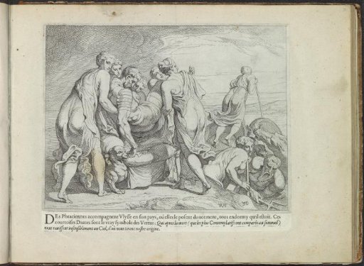 The Phaeacians carry the sleeping Odysseus to Ithaca