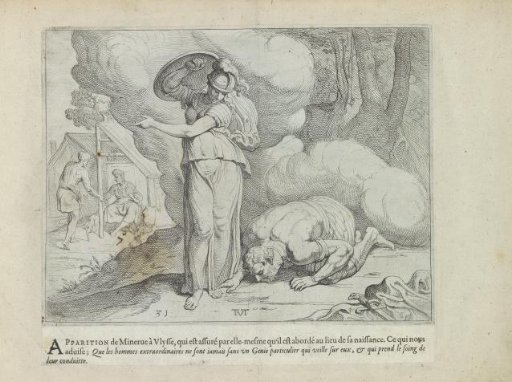 Minerva shows Ithaca to Odysseus