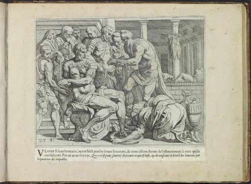 Odysseus and Telemachus wash themselves