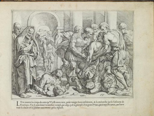 Removal of the bodies of the suitors