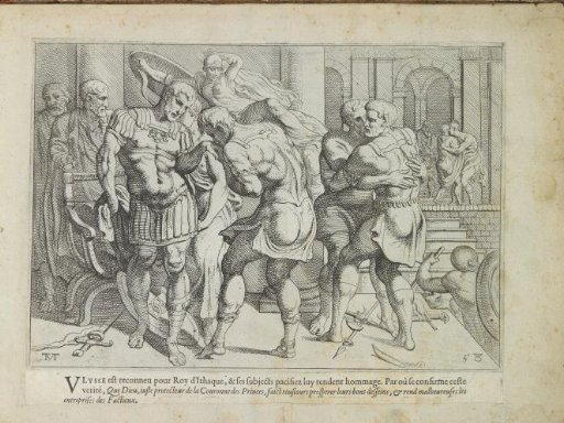 Reconciliation between Odysseus and the Ithacan rebels