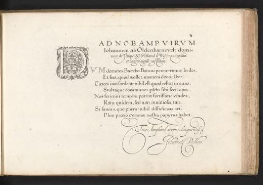 Writing sample: Ad nob. amp. virum (...)