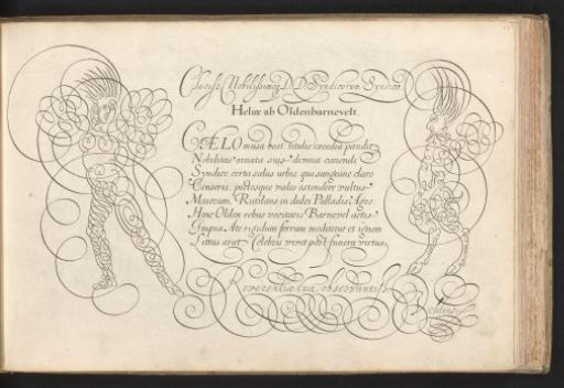 Writing sample: Clariss. nobilissimoq[ue] (...)
